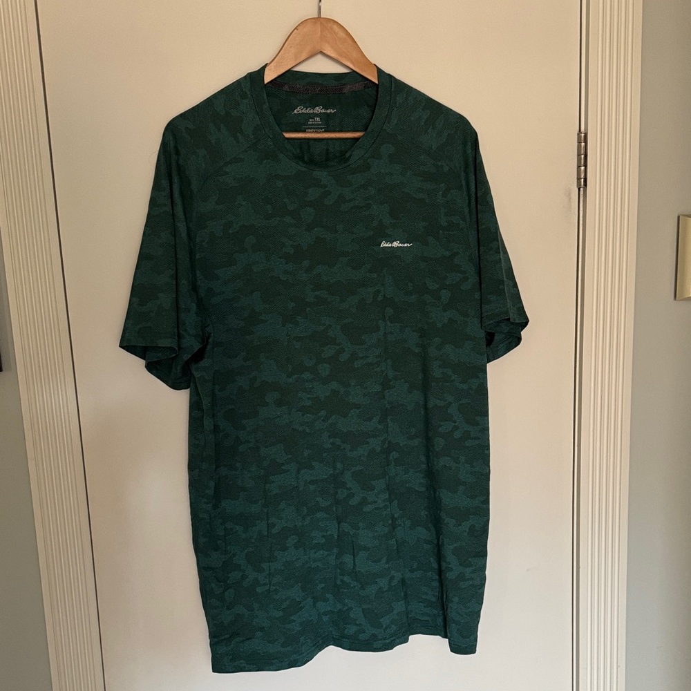 [PROMO - 3 for $30 |  4 for $40]Eddie Bauer Dark Green Camo Men's Tee